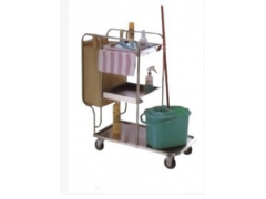 求購多用途清潔手推車 不繡鋼雜物車 多功能清潔車