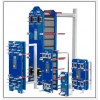 板式換熱器換熱機(jī)組由高效傳熱波紋板片及框架組成