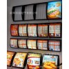 單面弧型點餐燈箱肯德基漢堡燈箱快餐店奶茶LED廣告牌燈箱