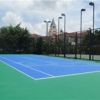 東莞企石丙烯酸籃球場(chǎng)地坪漆