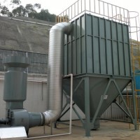 布袋除塵器新品種BMD型分室外側反吹風扁袋除塵器