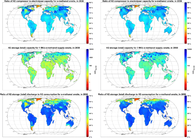 Energy & Enviro<i></i>nmental Science期刊論文分享：基于可變可再生能源電力的全球綠色甲醇生產(chǎn)潛力