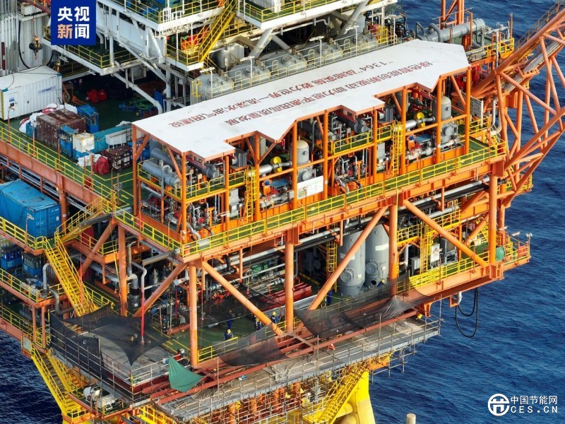 我國首個海上二氧化碳捕集、利用、封存項目投用