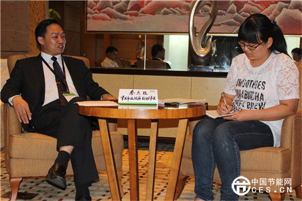 蔡副秘書長與北極星節(jié)能環(huán)保網(wǎng)交流