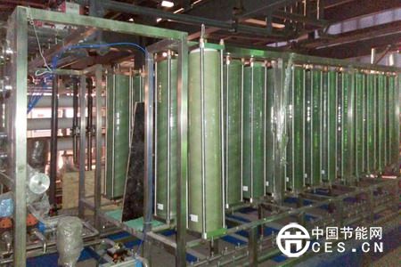 雙桃精化中水回用及濃鹽水“零排放”項目施工現(xiàn)場（鑫佰利供圖）