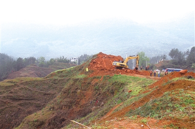 新的垃圾場開始施工