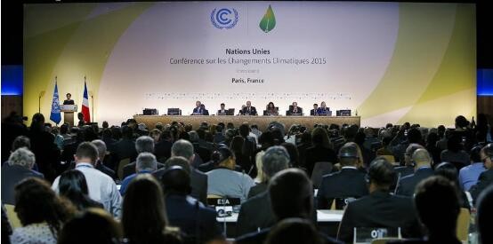 巴黎氣候大會(huì)現(xiàn)場(chǎng)