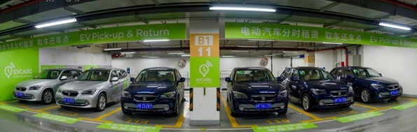 電動車分時租賃玩轉高大上 之諾攜手EVCARD布局上海灘