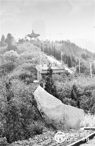 修復后的郎茂山。